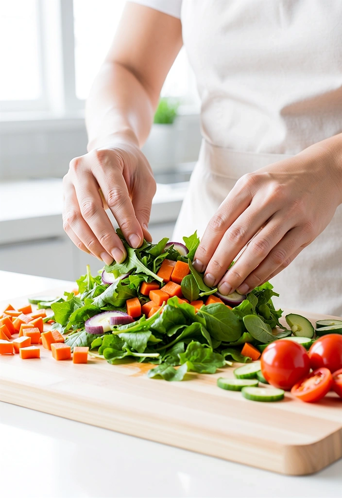 Préparation de repas frais